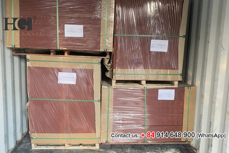 đóng hàng ván ép phủ phim 