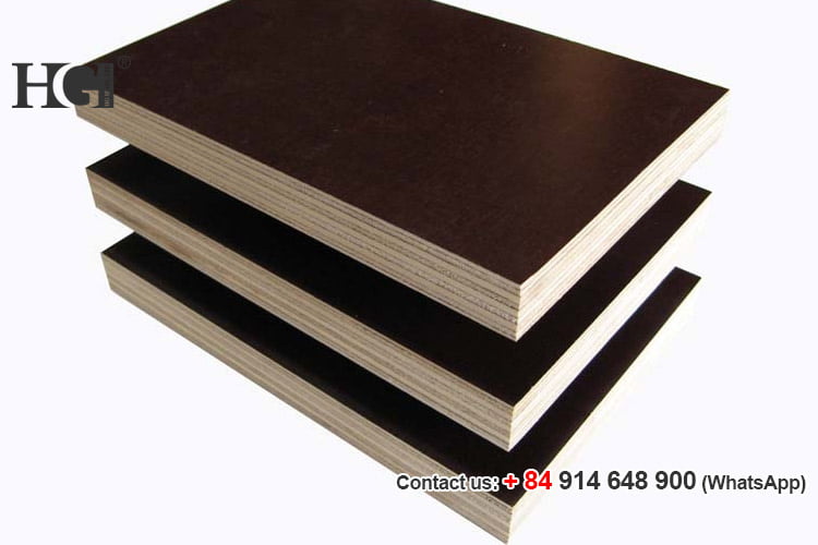 ván ép phủ phim nâu chơn