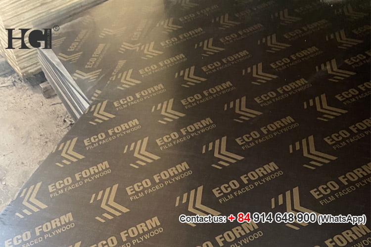 ván ép phủ phim eco form