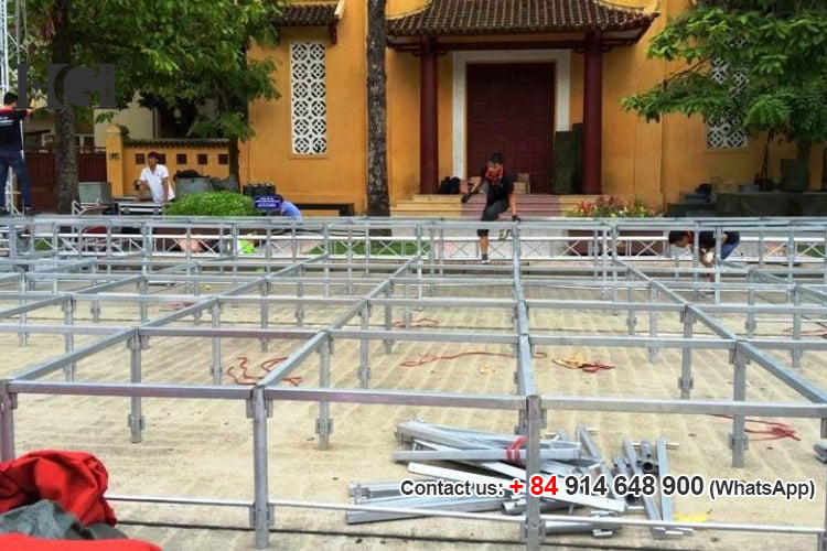 khung sàn sân khấu sự kiện
