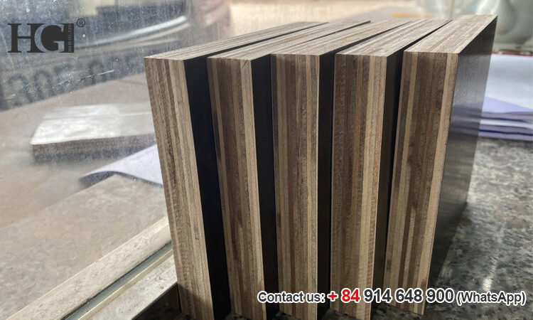 cạnh cắt ván ép phủ phim